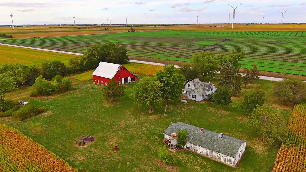 Old Family Farm, Rossville, Vermillion County, Illinois. Shot with a DJI Phantom 3se camera drone.